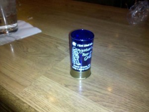 Gangster's Shot Glass